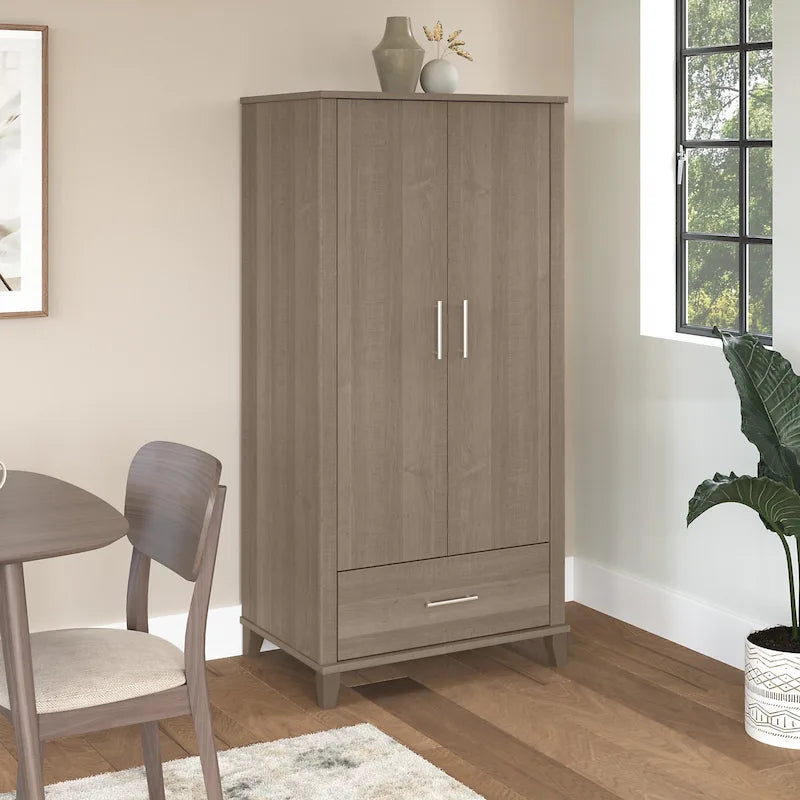 Tall Kitchen Pantry Cabinet with Drawer