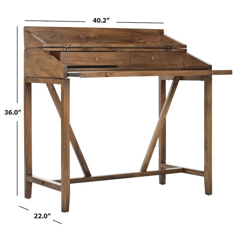 Dark Walnut Writing Desk