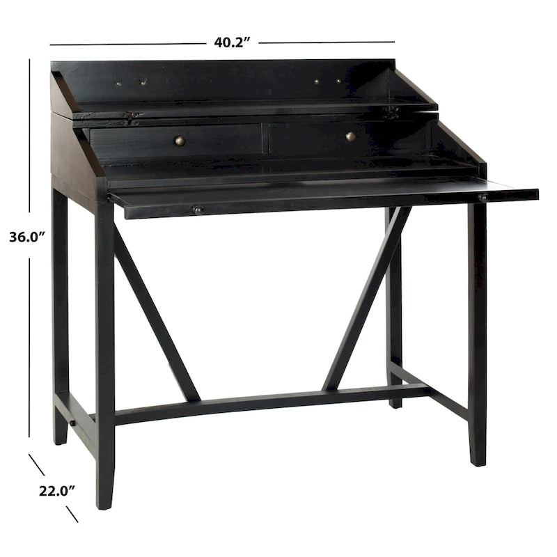 Dark Walnut Writing Desk