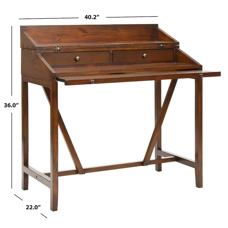 Dark Walnut Writing Desk