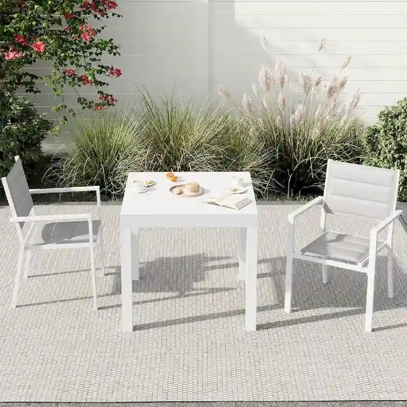 Expandable Outdoor Dining Table for Backyard and Deck - N/A