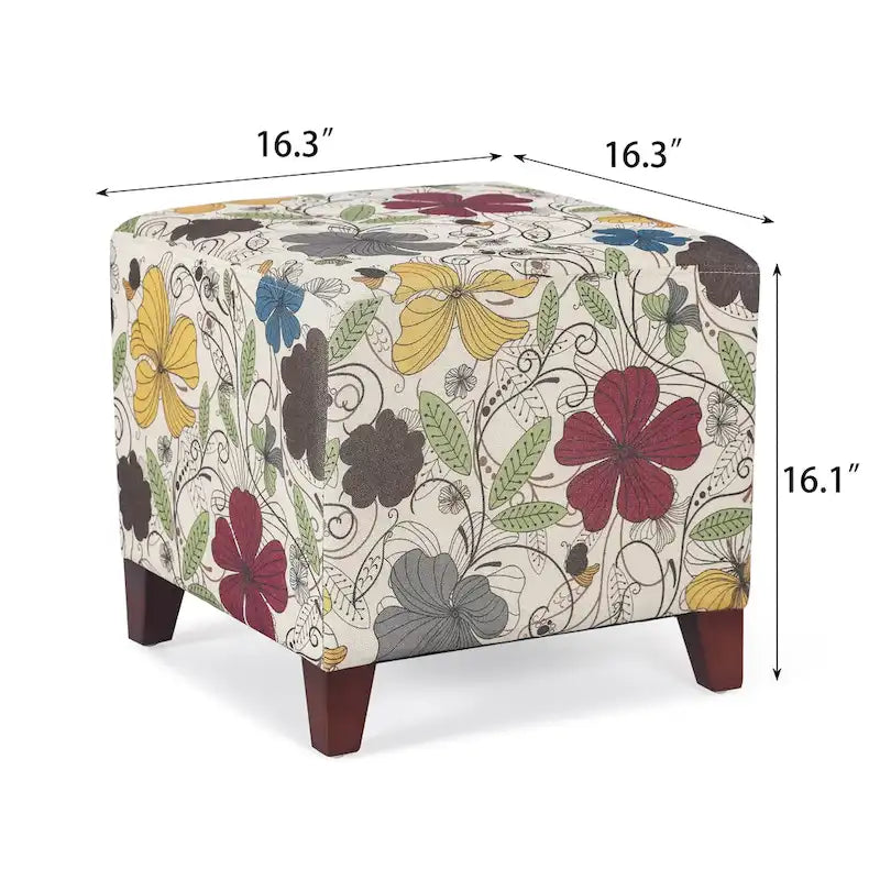 Cube Ottoman Foot Rest Stool