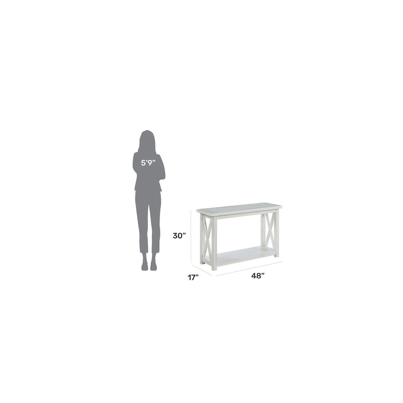 Off-White Console Table