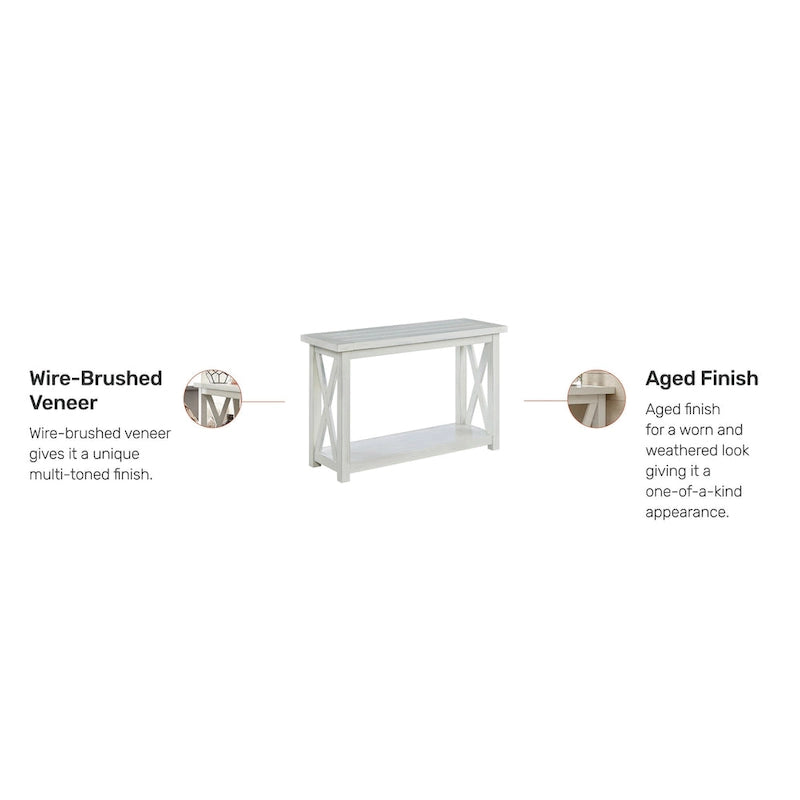 Off-White Console Table