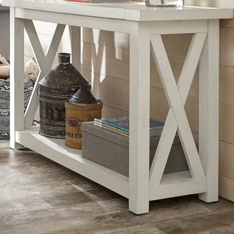 Off-White Console Table