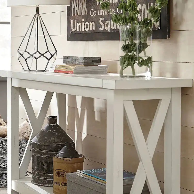Off-White Console Table