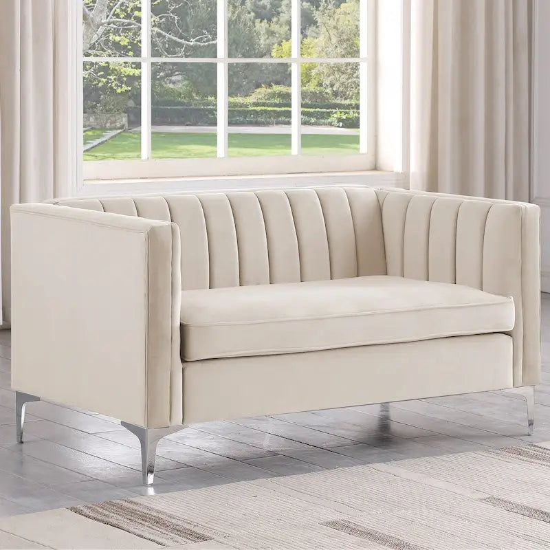 Upholstered Accent Living Room Loveseat
