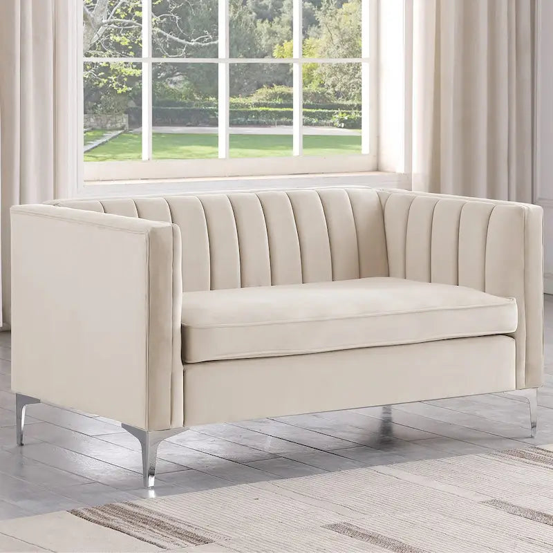 Upholstered Accent Living Room Loveseat