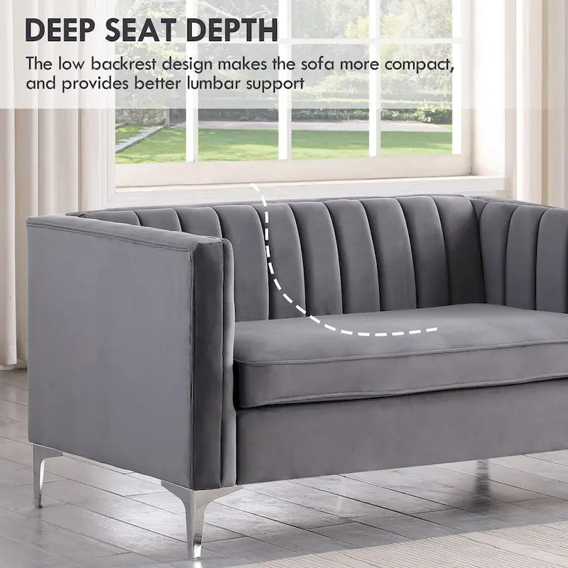Upholstered Accent Living Room Loveseat