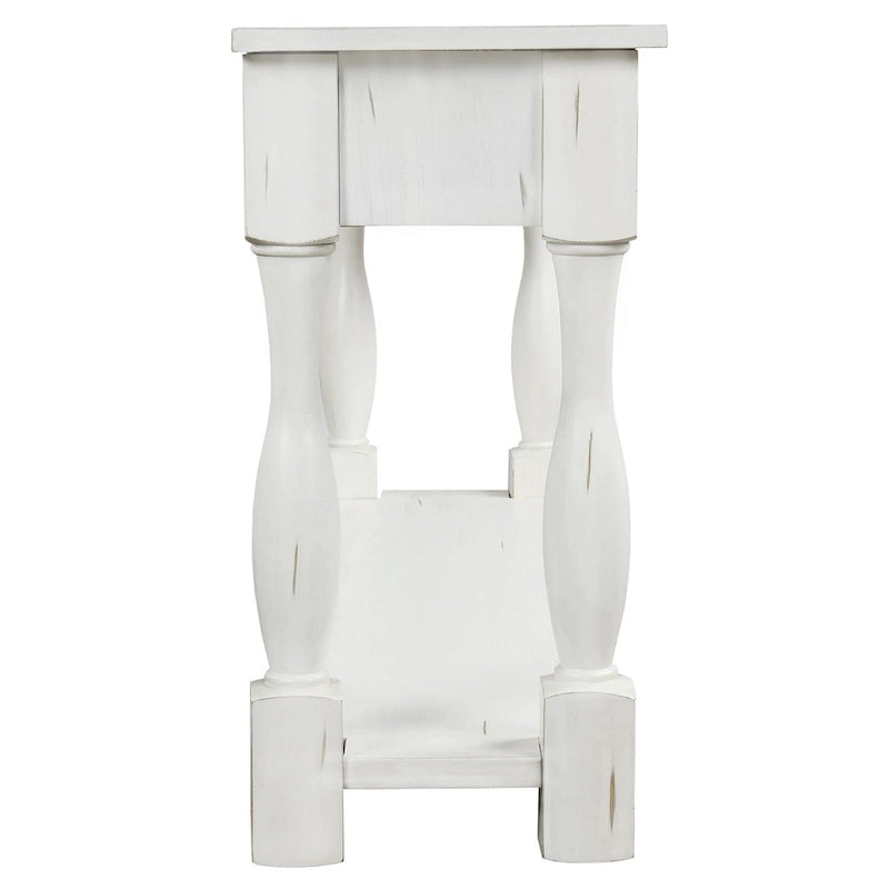 64 in. W Console Table with Drawers and Shelf