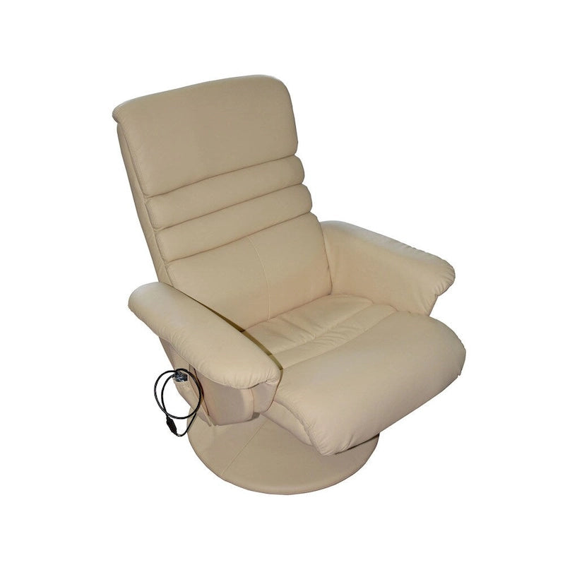 Electric Massage Armchair with Ottoman