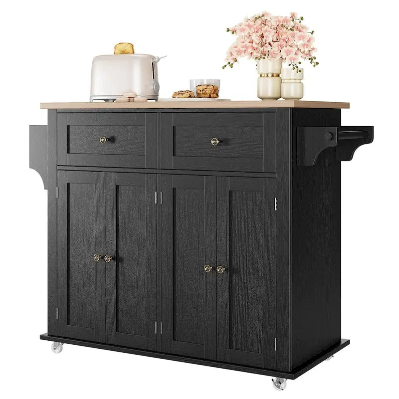 Kitchen Island Cart on Wheels
