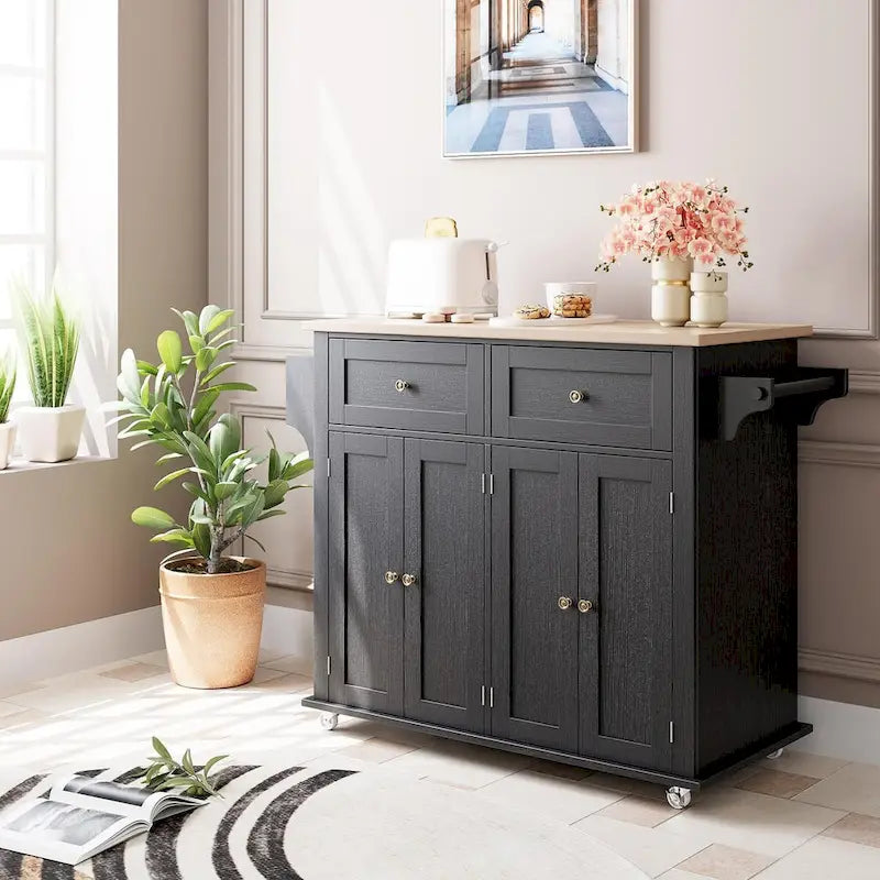 Kitchen Island Cart on Wheels