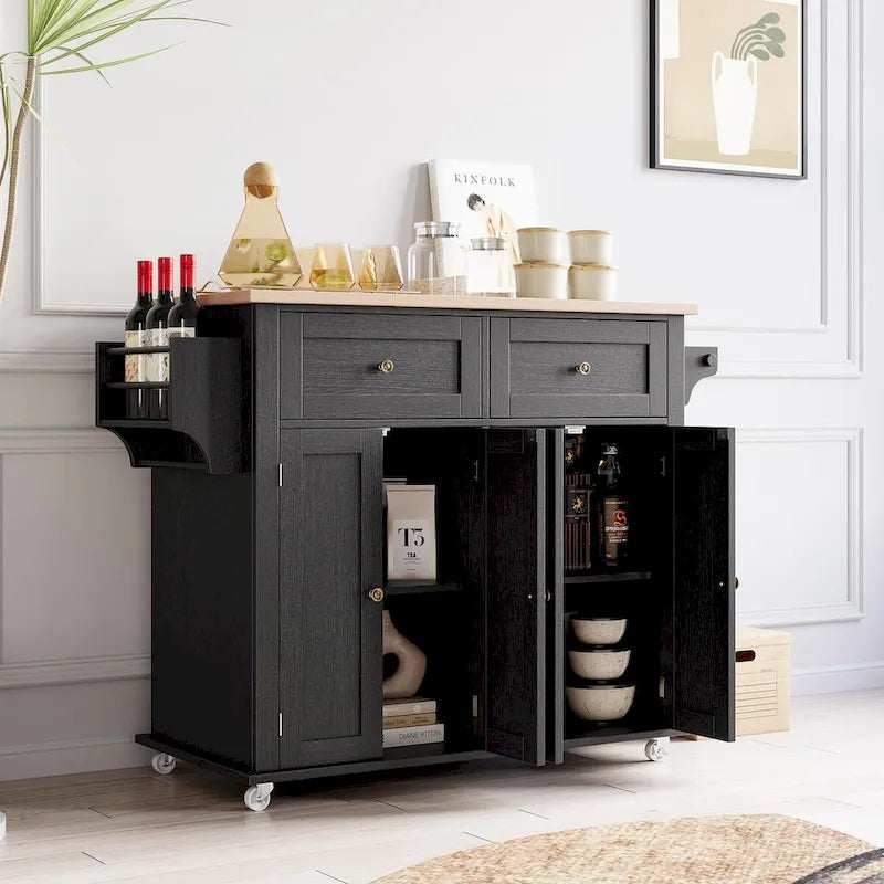 Kitchen Island Cart on Wheels