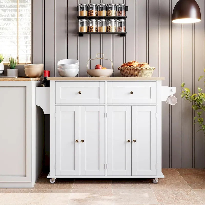 Kitchen Island Cart on Wheels