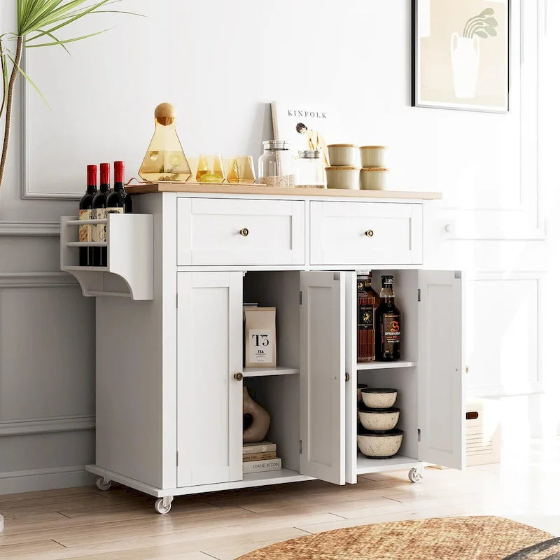 Kitchen Island Cart on Wheels
