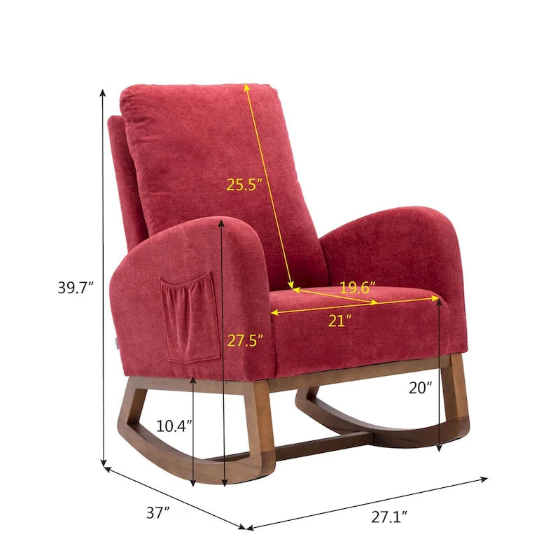 Living Room Comfortable Rocking Chair Living Room Chair
