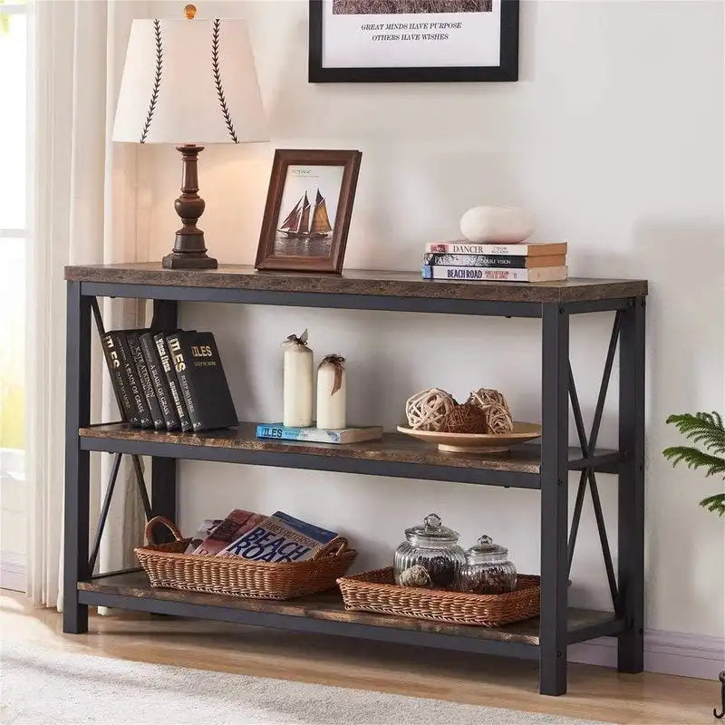 Industrial Sofa Console Table