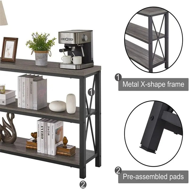 Industrial Sofa Console Table