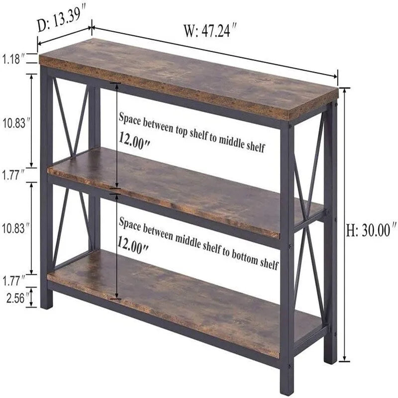 Industrial Sofa Console Table