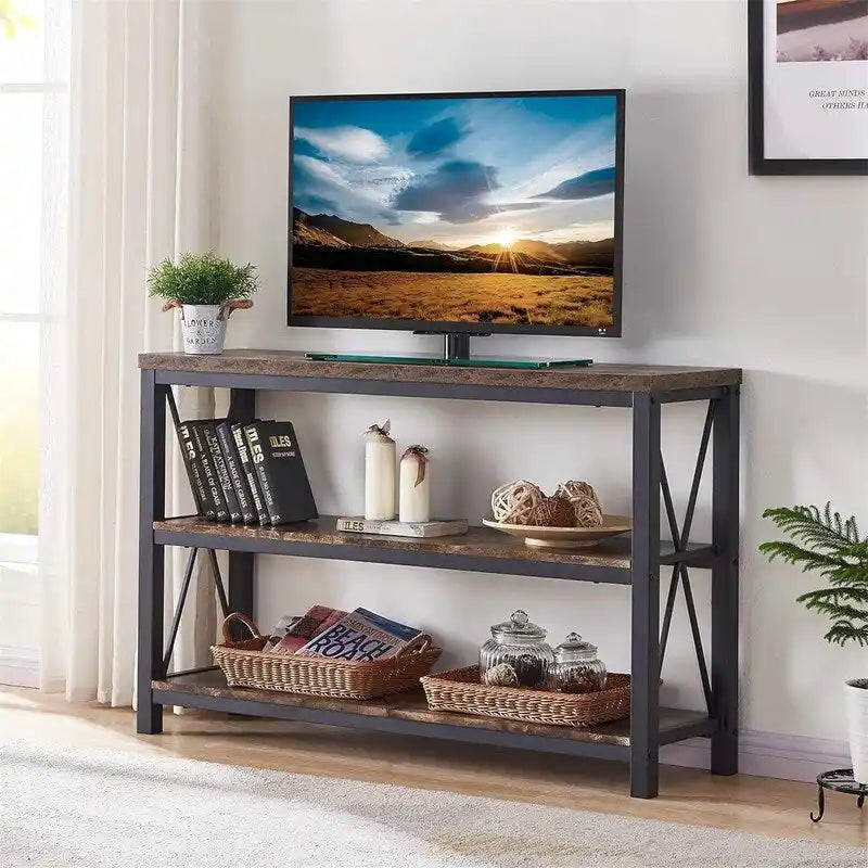 Industrial Sofa Console Table