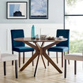 Crossroads 47 Round Wood Dining Table