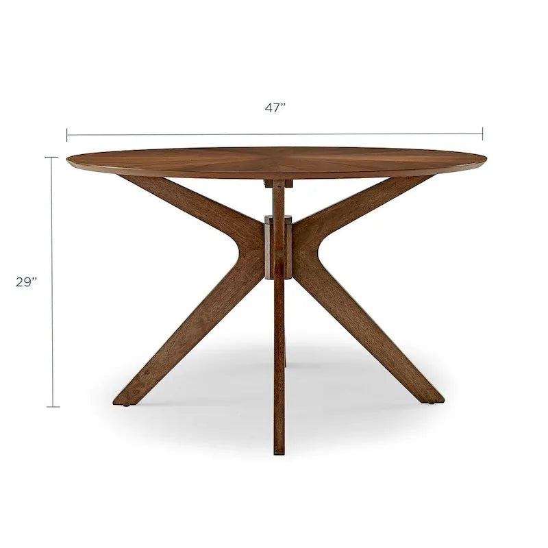 Round Wood Dining Table