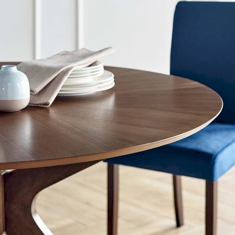Round Wood Dining Table
