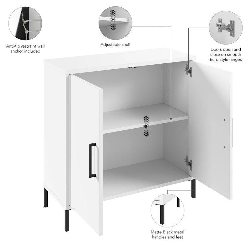 Low Storage Cabinet with Doors