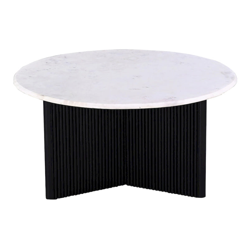 31 in. Mable Topped Pedestal Coffee Table