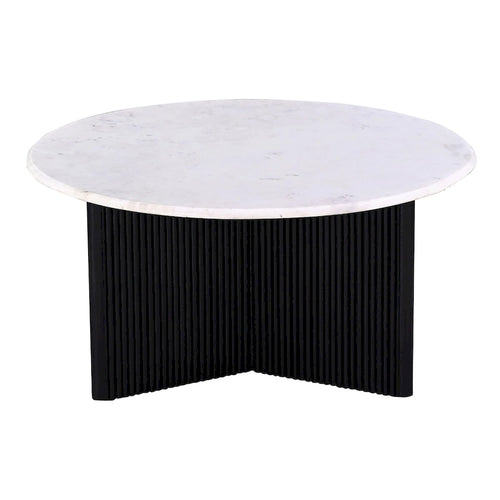 31 in. Mable Topped Pedestal Coffee Table