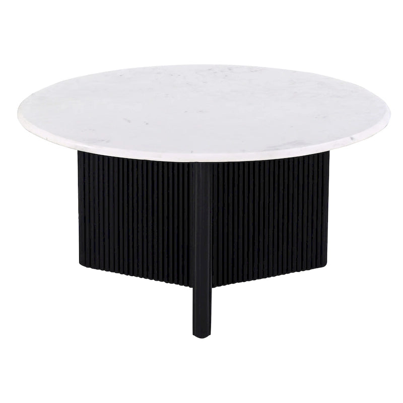 31 in. Mable Topped Pedestal Coffee Table