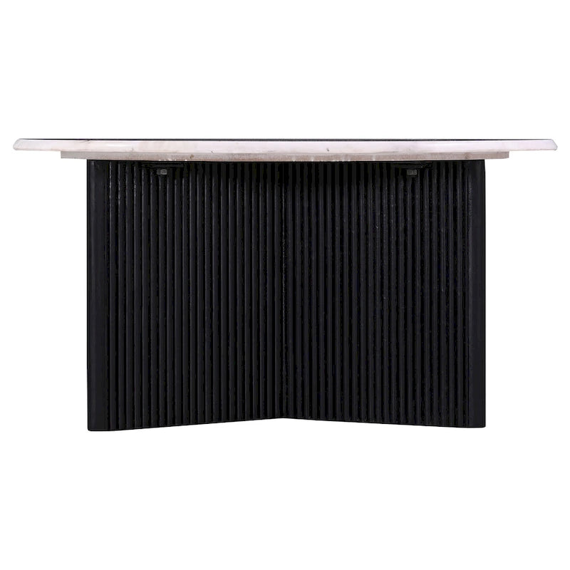 31 in. Mable Topped Pedestal Coffee Table