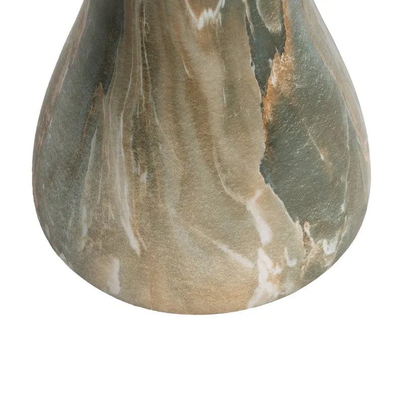 Stylish Indoor and Outdoor Faux Marble End Table