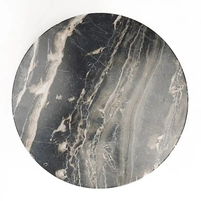Stylish Indoor and Outdoor Faux Marble End Table