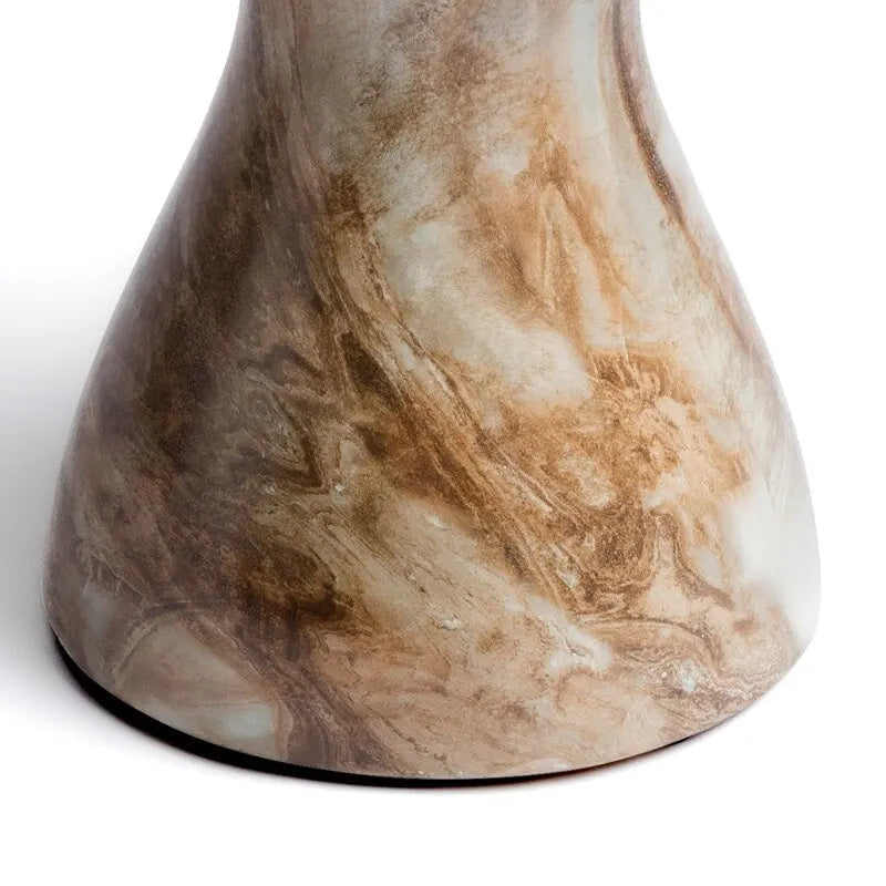 Stylish Indoor and Outdoor Faux Marble End Table