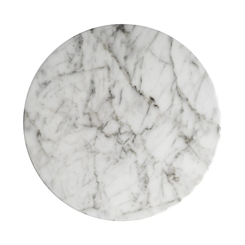 Stylish Indoor and Outdoor Faux Marble End Table
