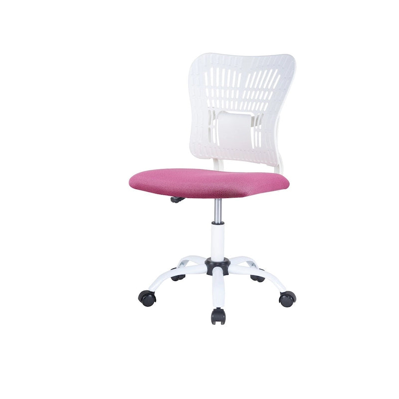 Armless Ergonomic Desk Chair Adjustable Height Seat Mesh Task Chair Office Chair