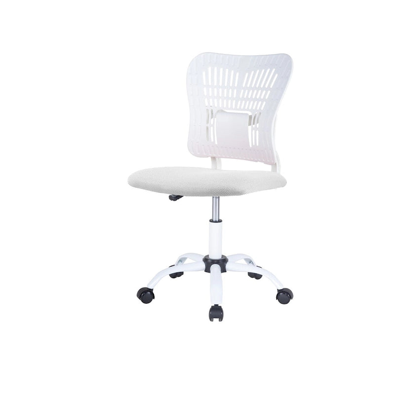 Armless Ergonomic Desk Chair Adjustable Height Seat Mesh Task Chair Office Chair
