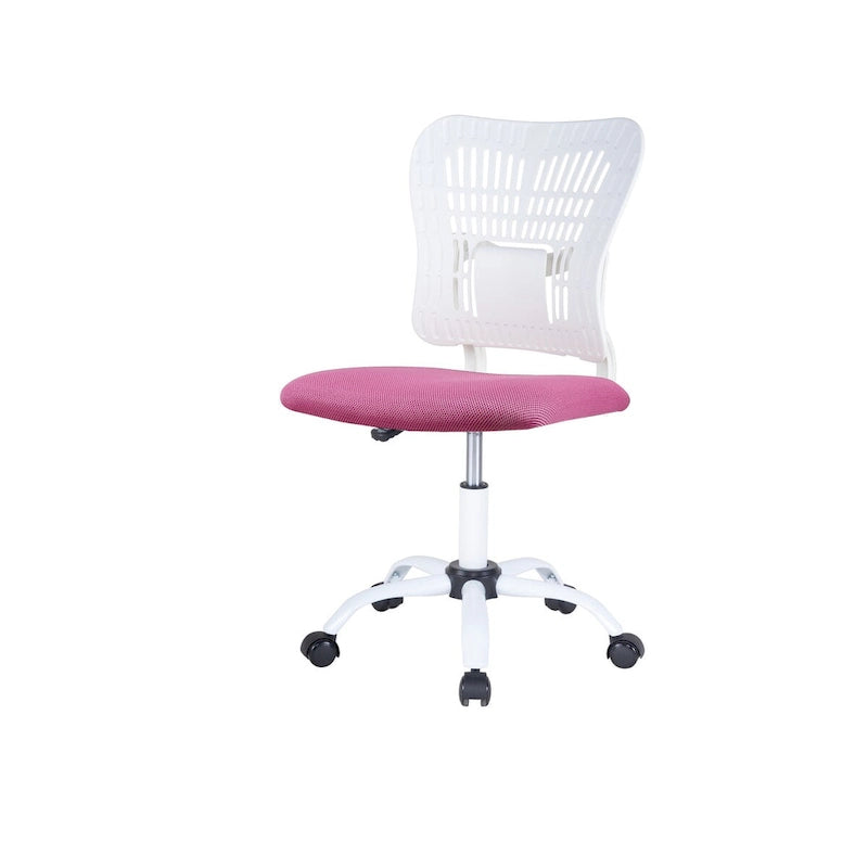 Armless Ergonomic Desk Chair Adjustable Height Seat Mesh Task Chair Office Chair
