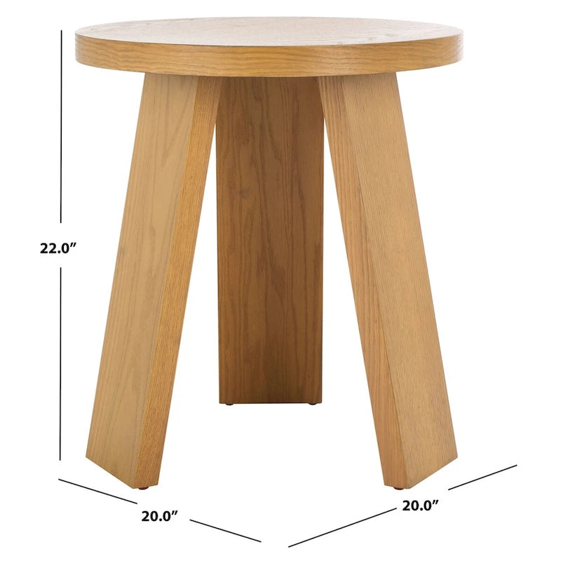 Wood Accent Table - 20Wx20Dx22H
